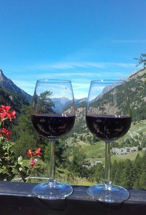 Lac Place Moulin - calici di vino 