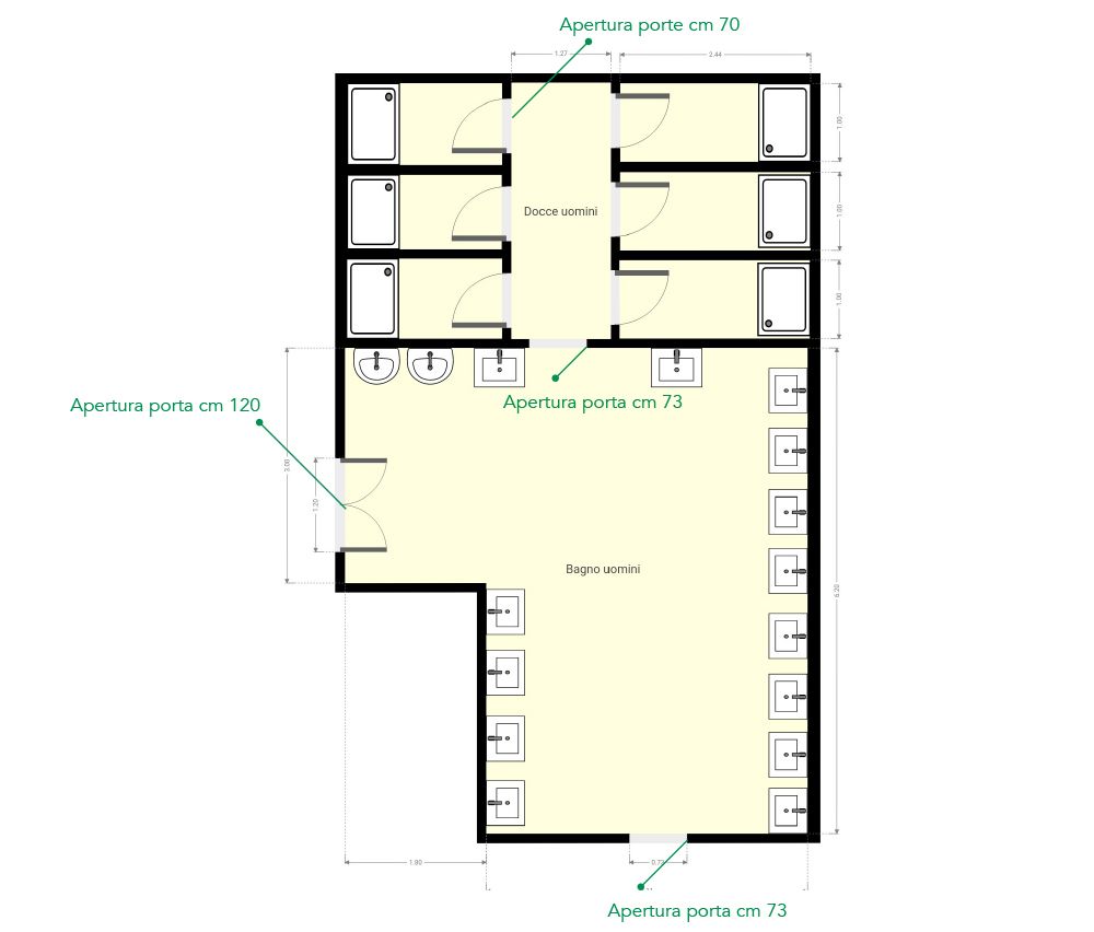 Camping Grand Combin_Bagno uomini