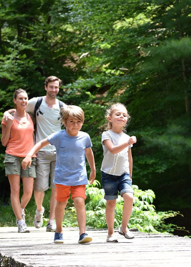 famiglia in montagna